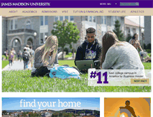 Tablet Screenshot of jmu.edu